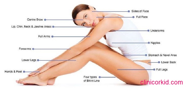 هزینه ی لیزر کل بدن - کلینیک اکید